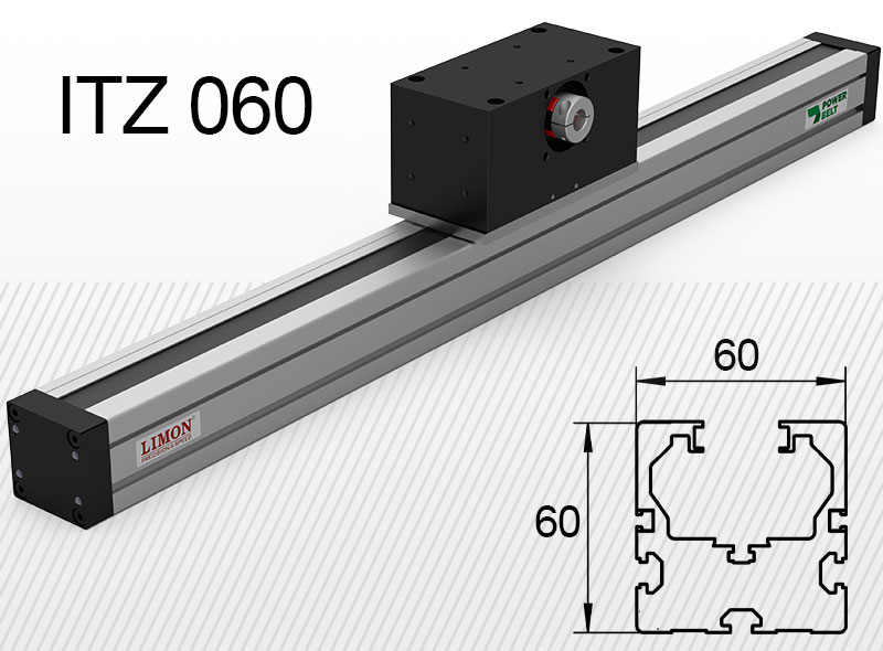 Linearna jedinica ITZ 60 za Z osu<br />najveće opterećenje 10kg*<br />Hod: 100-1500mm