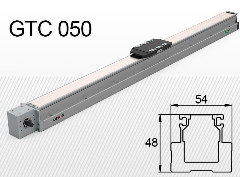 Limon GTC 050 linearna jedinica<br />Opterećenje do 5kg*<br />Dužina hoda: 50-1500mm