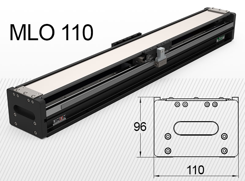 Tip MLO 110<br />Najveće opterećenje 25-50kg*<br />Radni hod: 100-4500mm